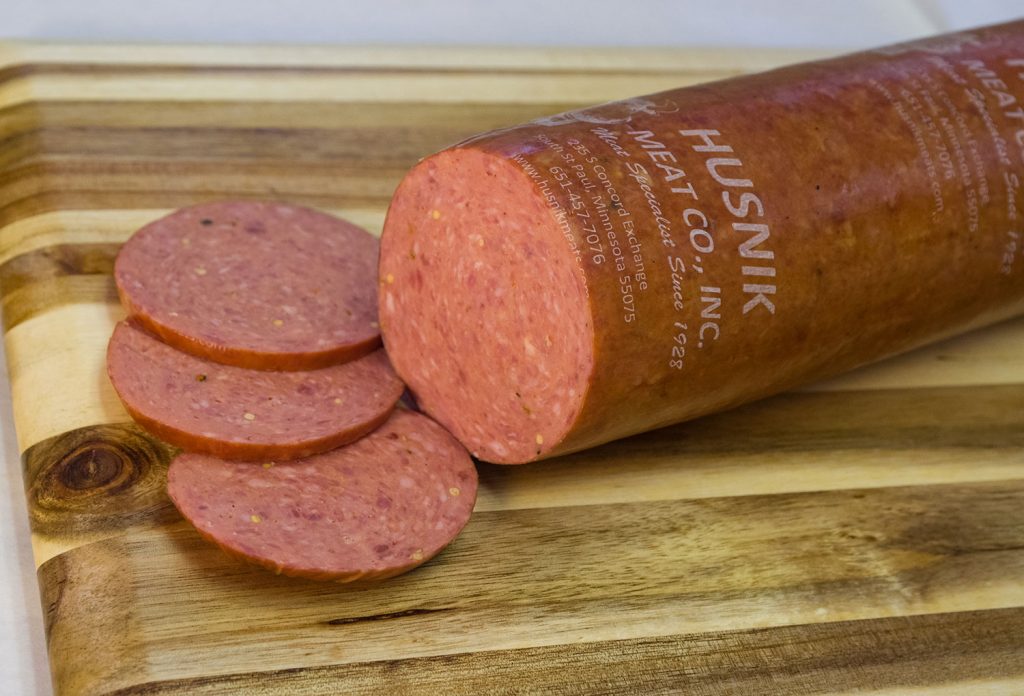 Spicy Summer Sausage - Husnik Meat Company South St Paul